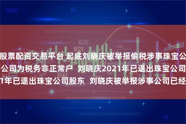 股票配资交易平台 起底刘晓庆被举报偷税涉事珠宝公司  刘晓庆被举报涉事公司为税务非正常户  刘晓庆2021年已退出珠宝公司股东  刘晓庆被举报涉事公司已经营异常